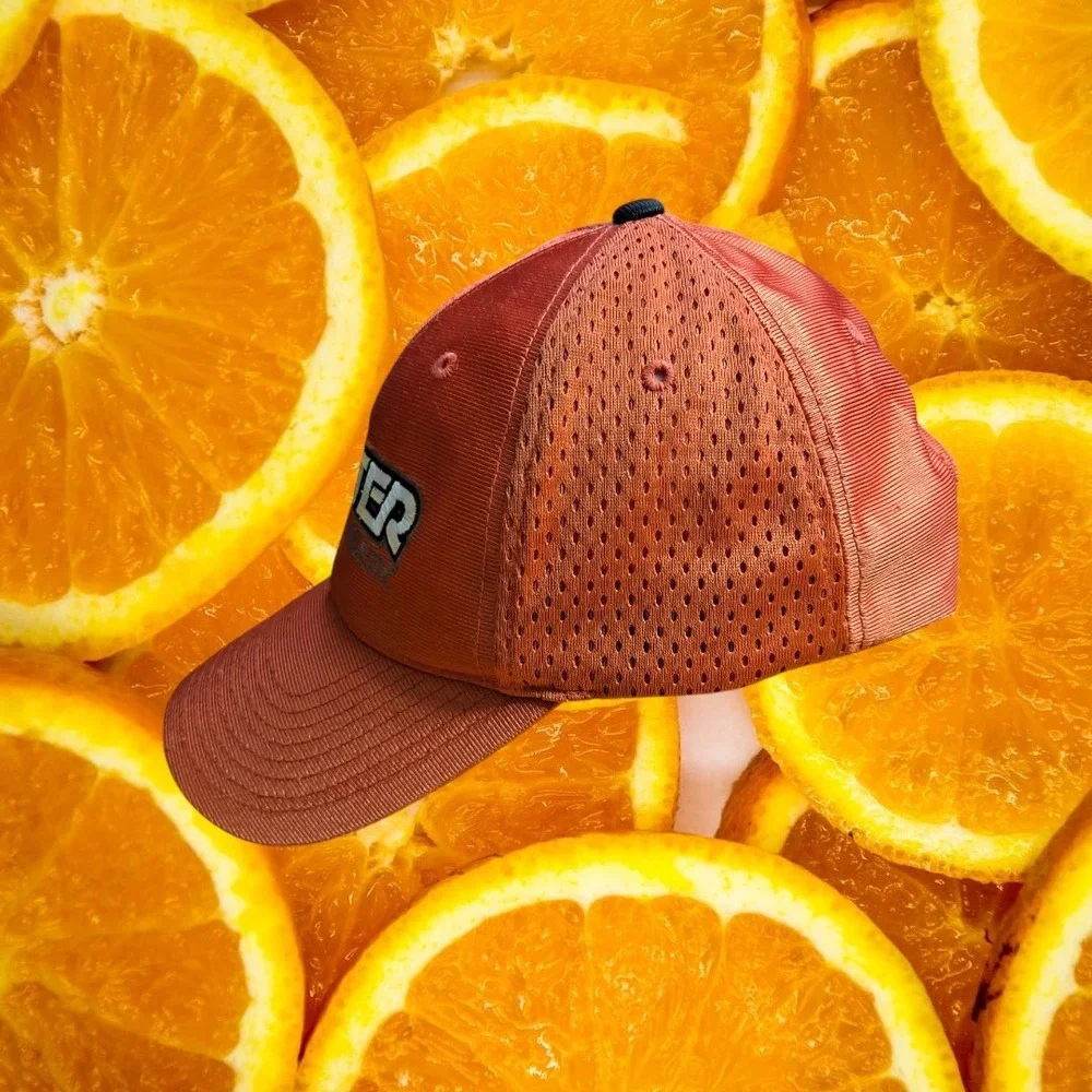 Starter Hat Athletic Baseball Cap Adjustable Orange One Size‎